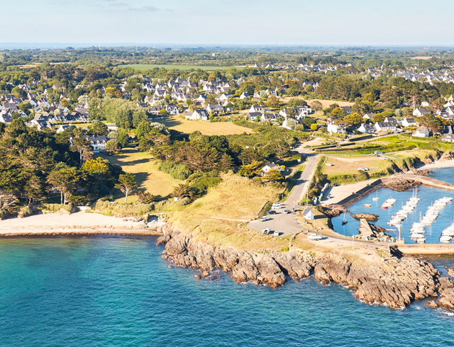 vue aerienne presqu ile de rhuys