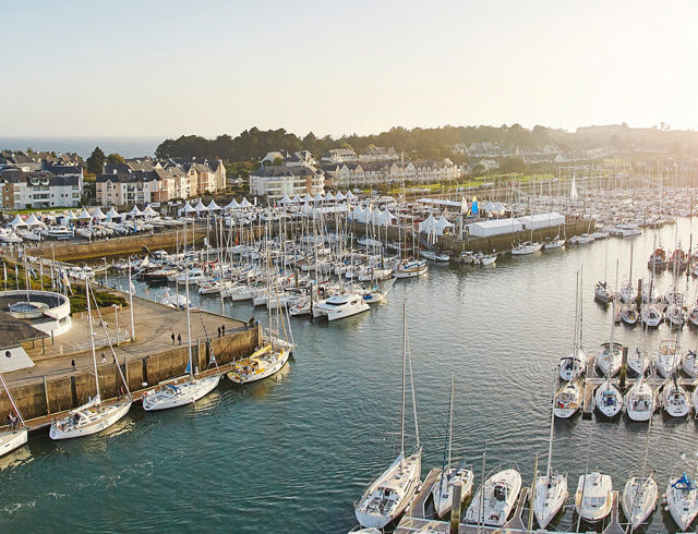 vue aerienne port crouesty arzon